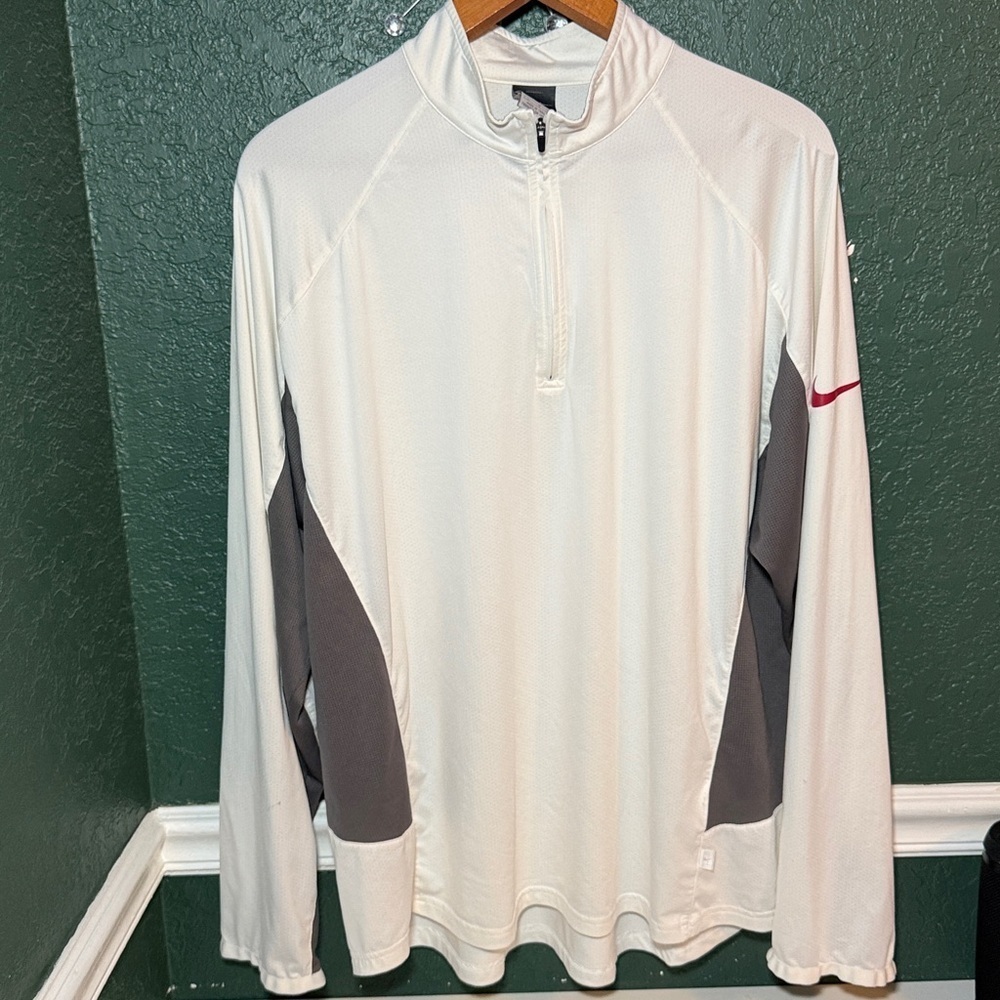 Nike Dri-FIT Men's Pullover Light Jacket Tee 1/4 Zip Large